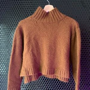 Soft Brown Turtleneck